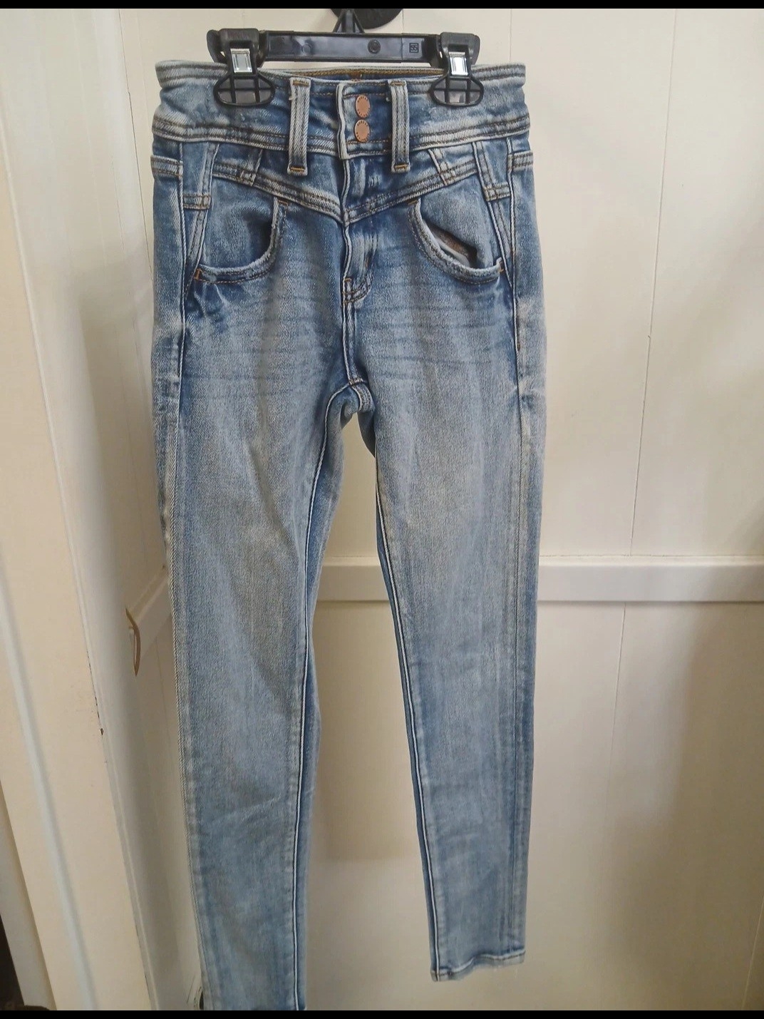 Kancan Light Blue High-Rise Slim Fit Skinny Jeans #164